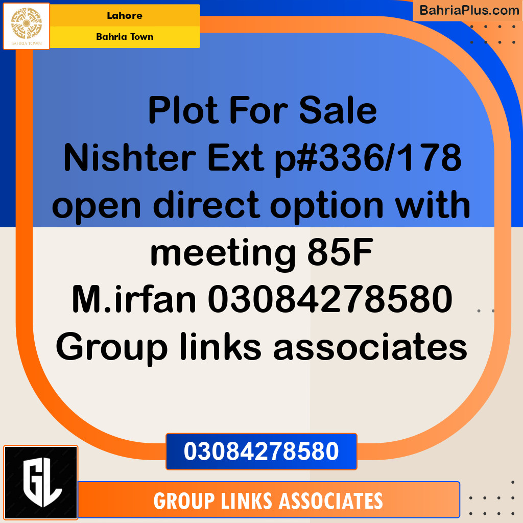 Residential Plot for Sale in Bahria Town, Lahore - (BP-200440)