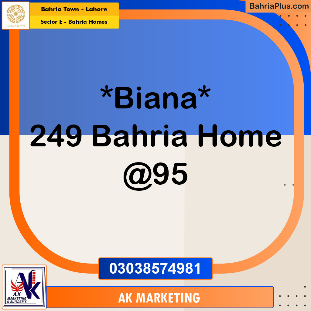 6 Marla Residential Plot for Sale in Sector E - Bahria Homes -  Bahria Town, Lahore - (BP-200482)