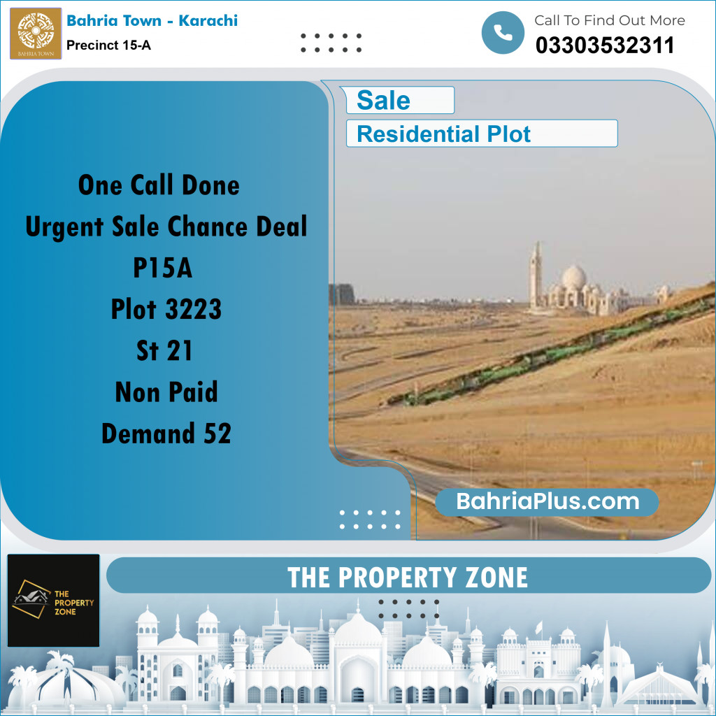 125 Sq. Yards Residential Plot for Sale in Precinct 15-A -  Bahria Town, Karachi - (BP-200654)