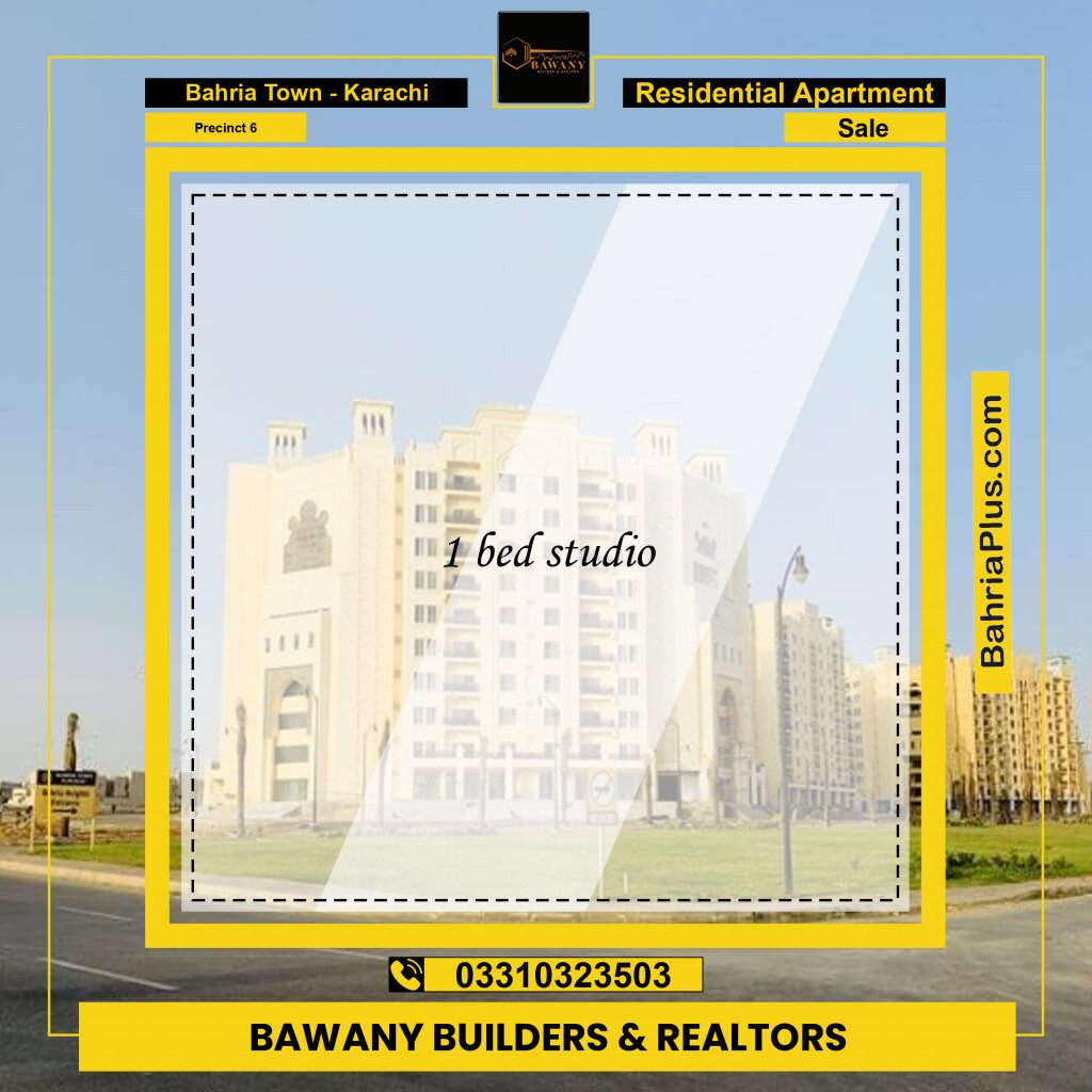 650 Sq. Ft. Residential Apartment for Sale in Precinct 6 -  Bahria Town, Karachi - (BP-200668)