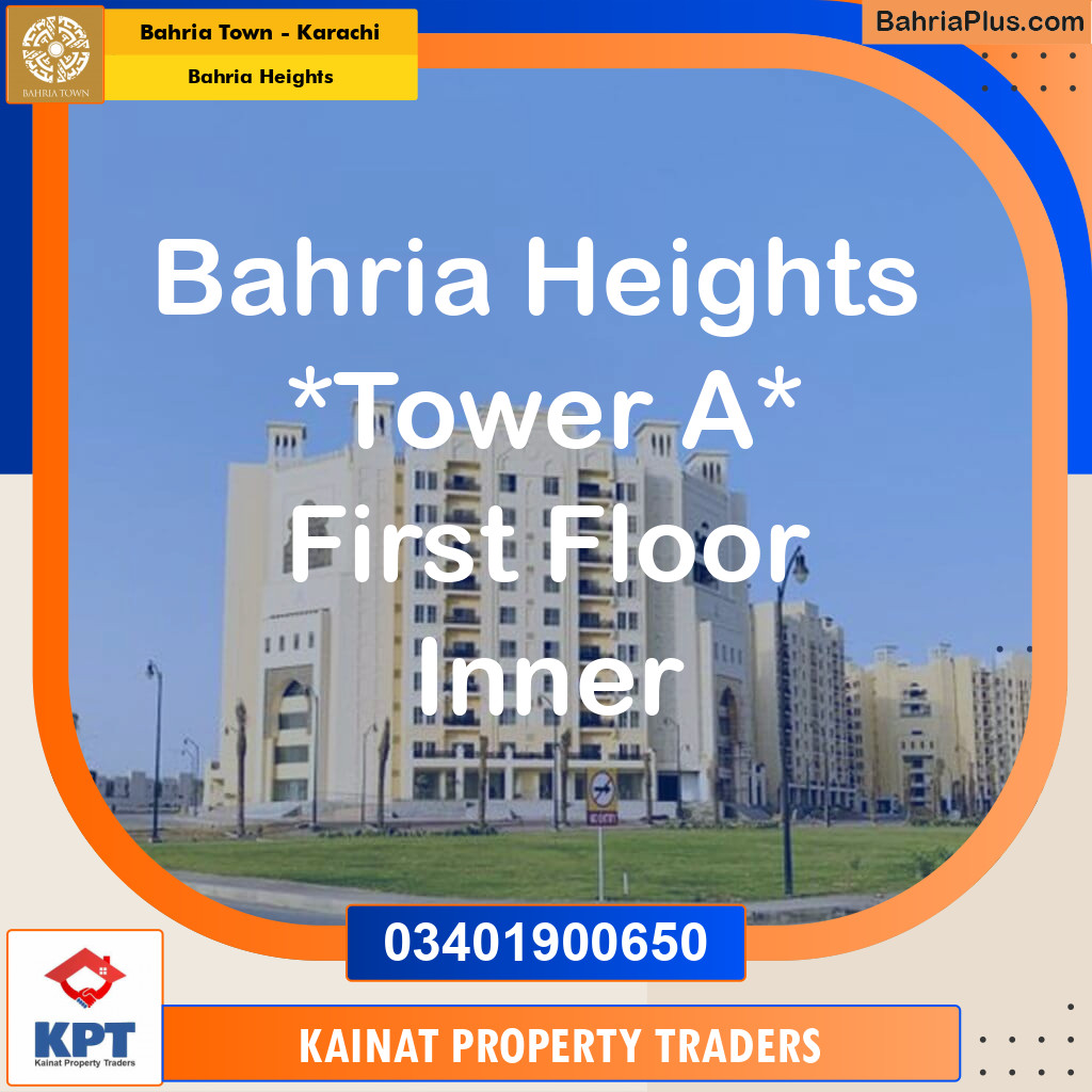 1100 Sq. Ft. Residential Apartment for Sale in Bahria Heights -  Bahria Town, Karachi - (BP-200718)