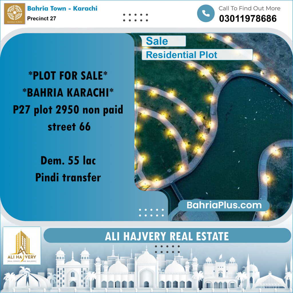 5 Marla Residential Plot for Sale in Precinct 27 -  Bahria Town, Karachi - (BP-200745)