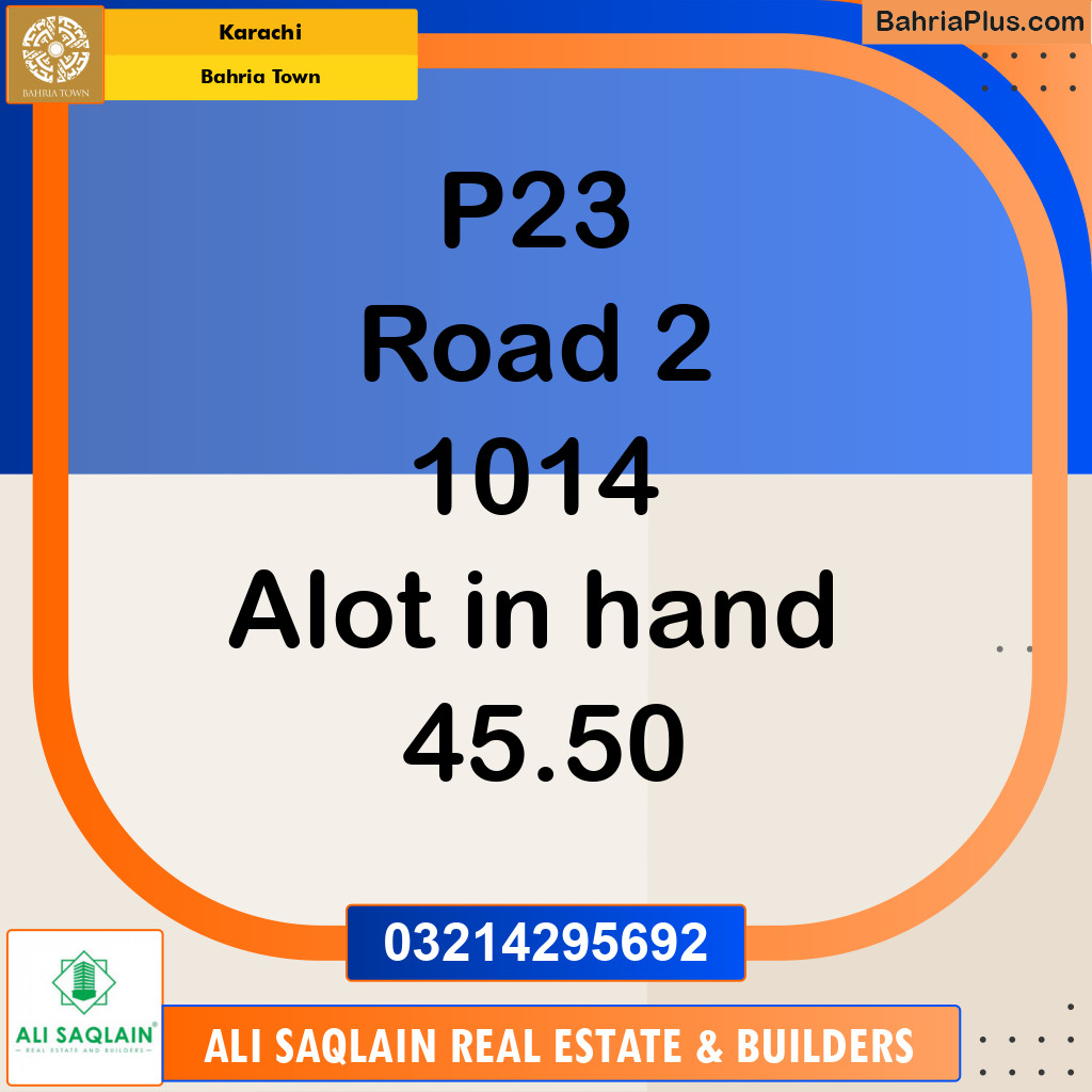 Residential Plot for Sale in Bahria Town, Karachi - (BP-200960)