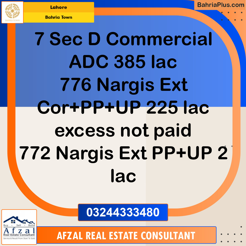 Residential Plot for Sale in Bahria Town, Lahore - (BP-200969)