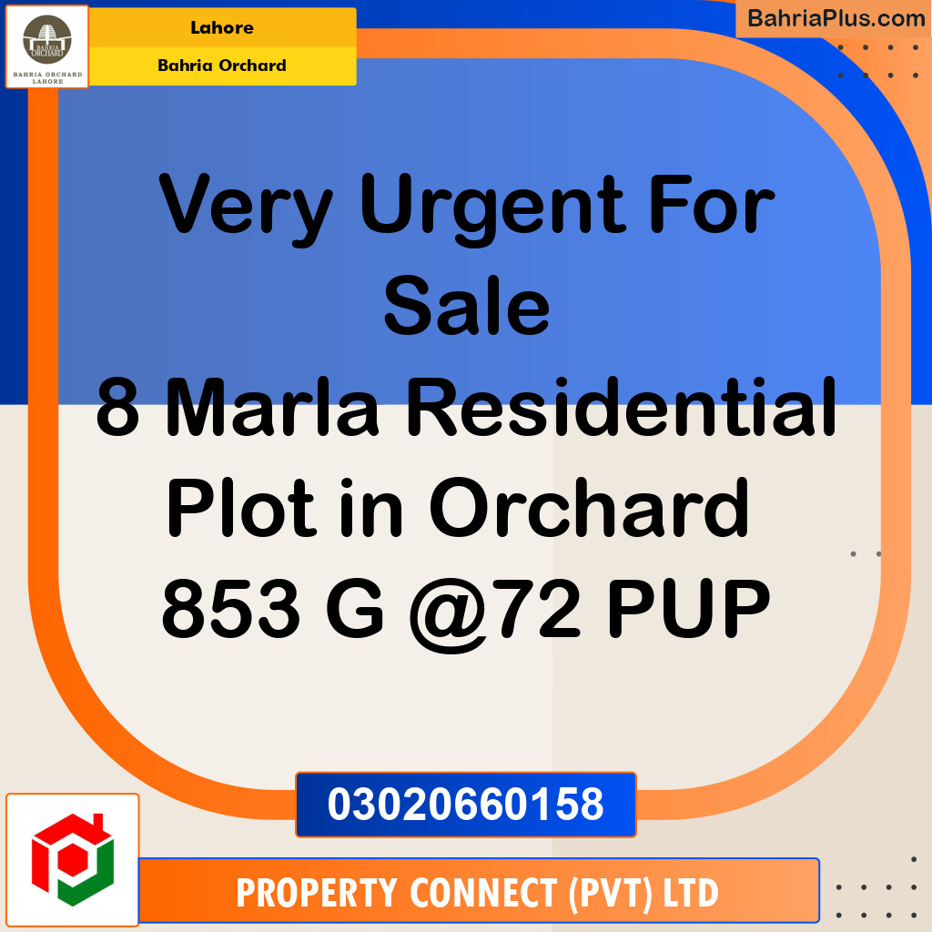 Residential Plot for Sale in Bahria Orchard, Lahore - (BP-201252)