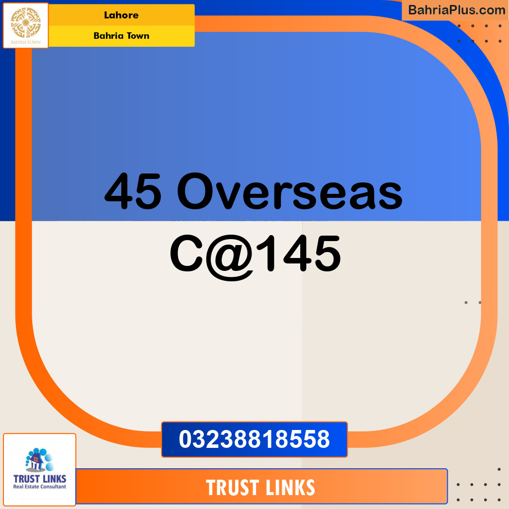 Residential Plot for Sale in Bahria Town, Lahore - (BP-201523)