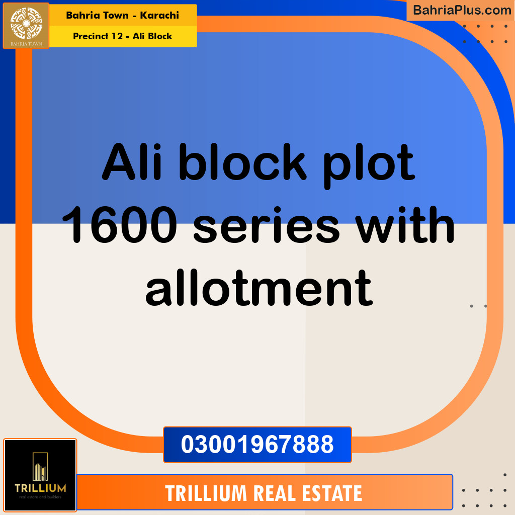 125 Sq. Yards Residential Plot for Sale in Precinct 12 - Ali Block -  Bahria Town, Karachi - (BP-201743)