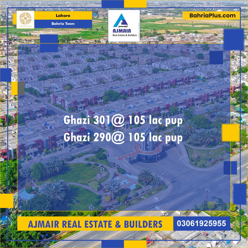 Residential Plot for Sale in Bahria Town, Lahore - (BP-201769)