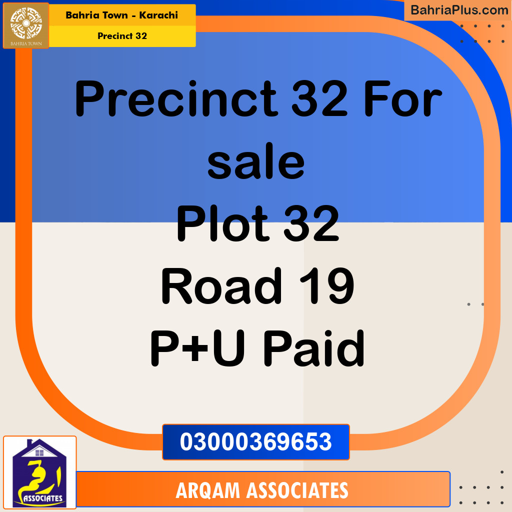 250 Sq. Yards Residential Plot for Sale in Precinct 32 -  Bahria Town, Karachi - (BP-201835)