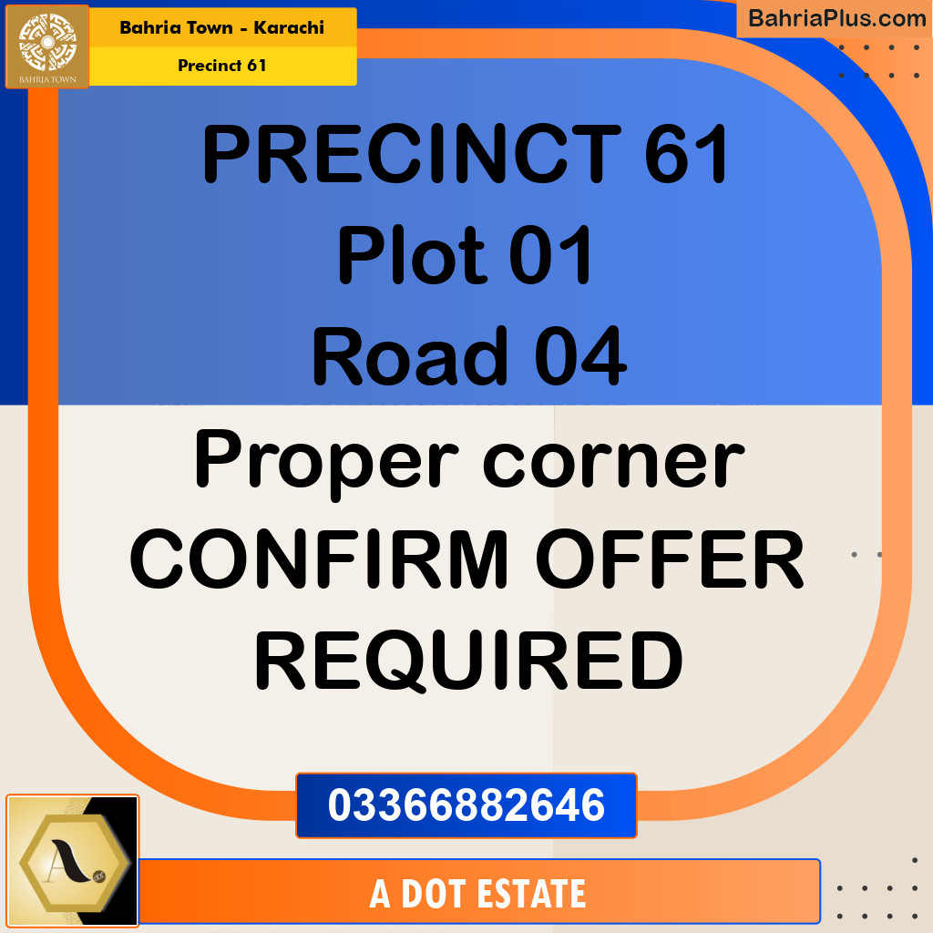 125 Sq. Yards Residential Plot for Sale in Precinct 61 -  Bahria Town, Karachi - (BP-201843)