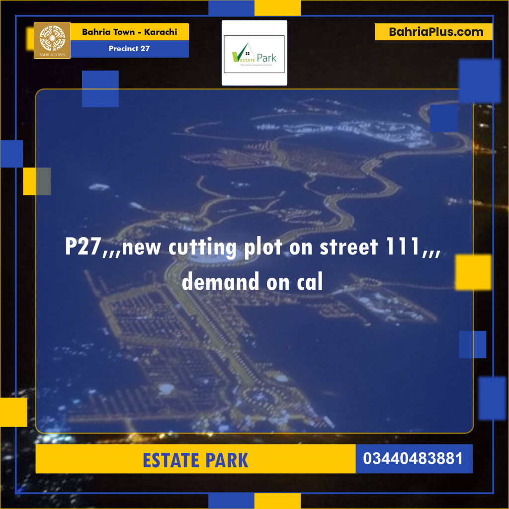 Residential Plot for Sale in Precinct 27 -  Bahria Town, Karachi - (BP-201992)