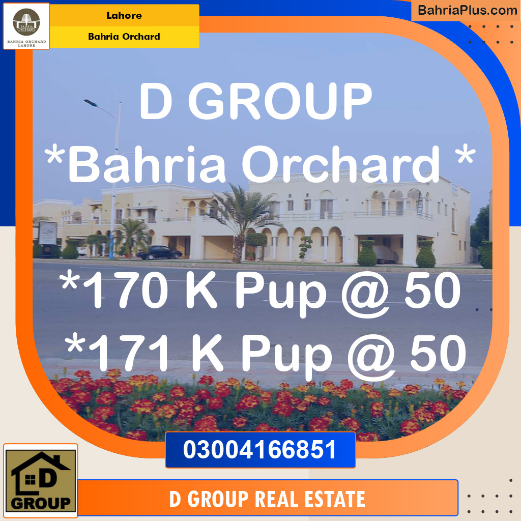 Residential Plot for Sale in Bahria Orchard, Lahore - (BP-202238)