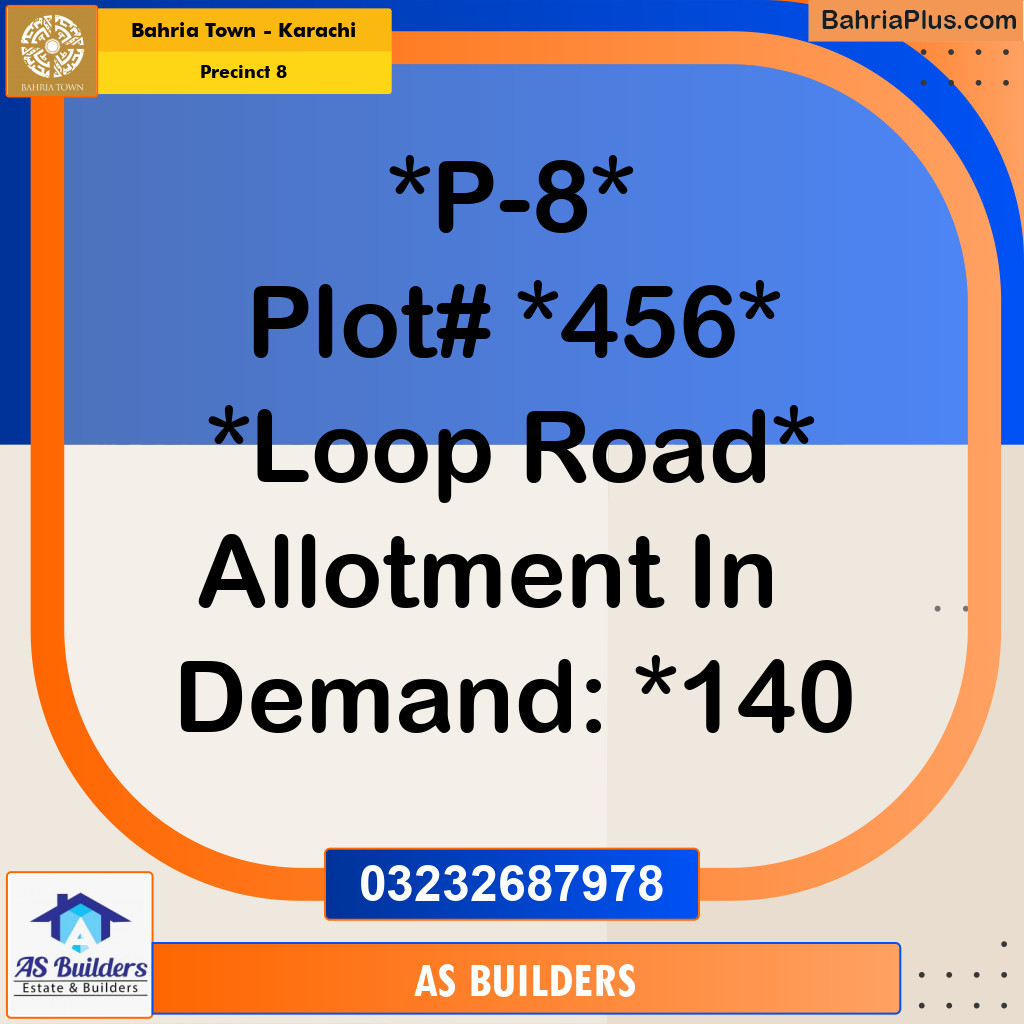 Residential Plot for Sale in Precinct 8 -  Bahria Town, Karachi - (BP-202362)