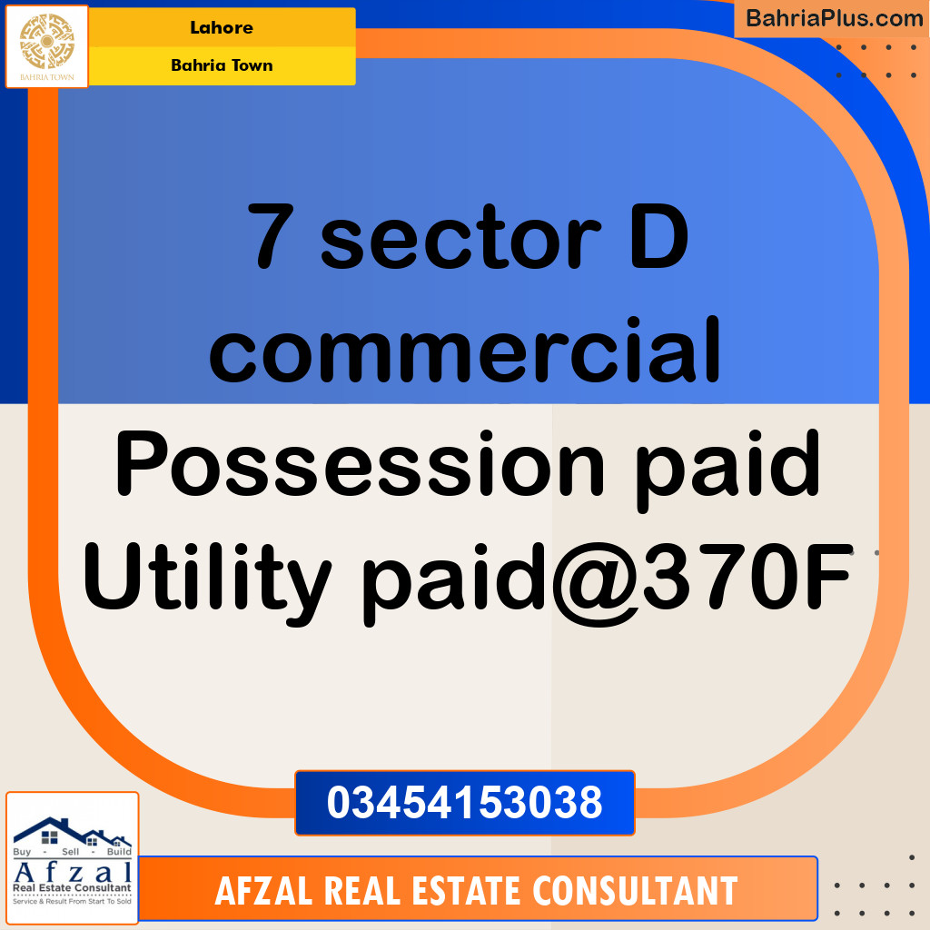 Residential Plot for Sale in Bahria Town, Lahore - (BP-202371)