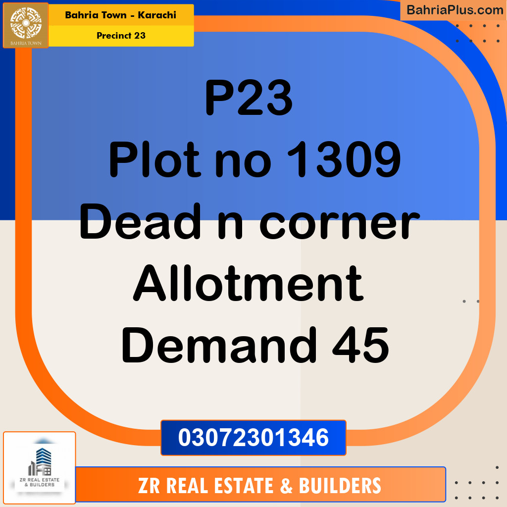 125 Sq. Yards Residential Plot for Sale in Precinct 23 -  Bahria Town, Karachi - (BP-202384)
