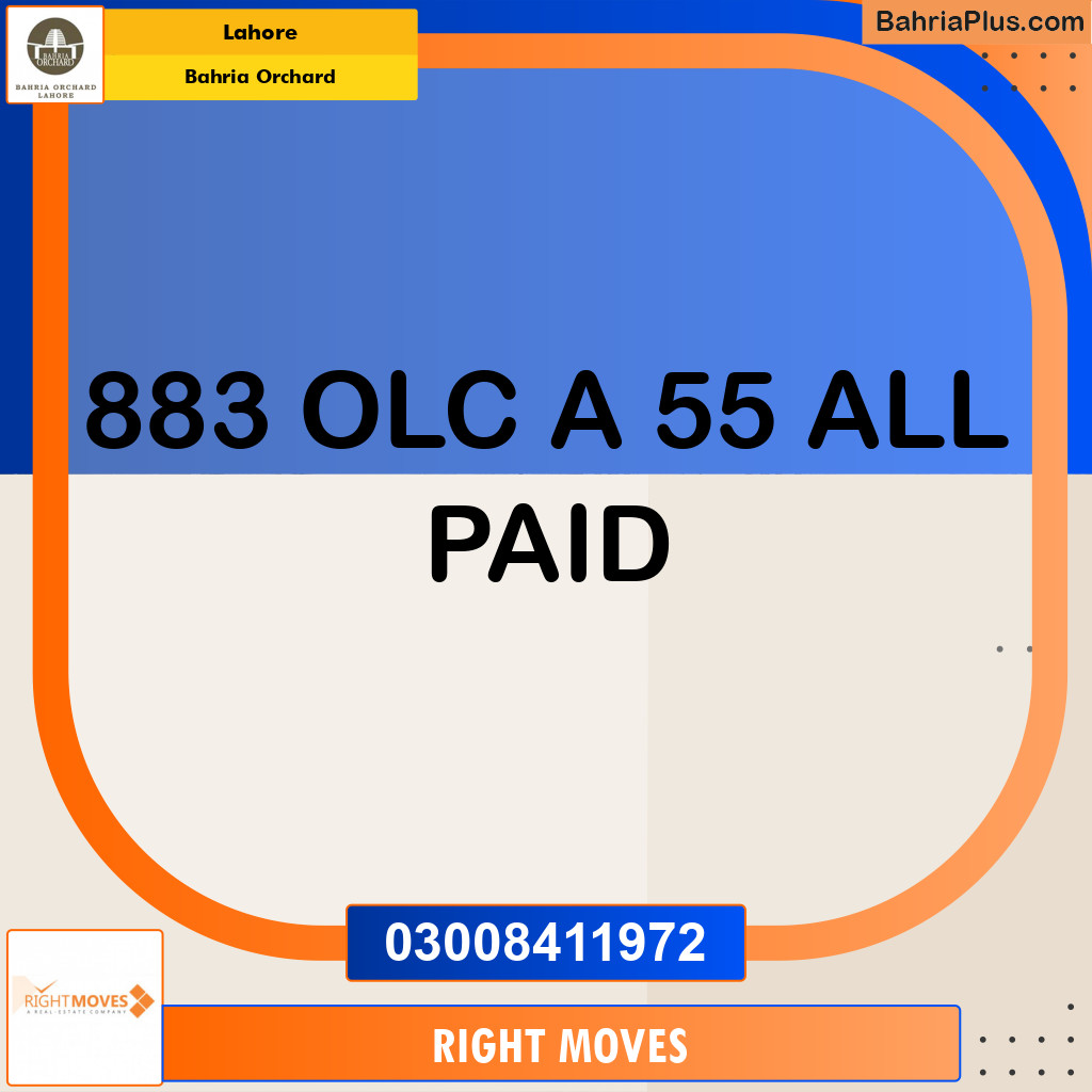 Residential Plot for Sale in Bahria Orchard, Lahore - (BP-202730)