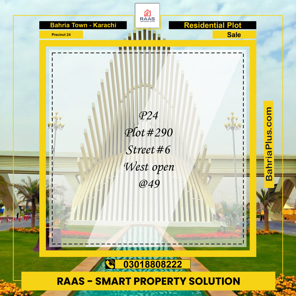125 Sq. Yards Residential Plot for Sale in Precinct 24 -  Bahria Town, Karachi - (BP-203023)
