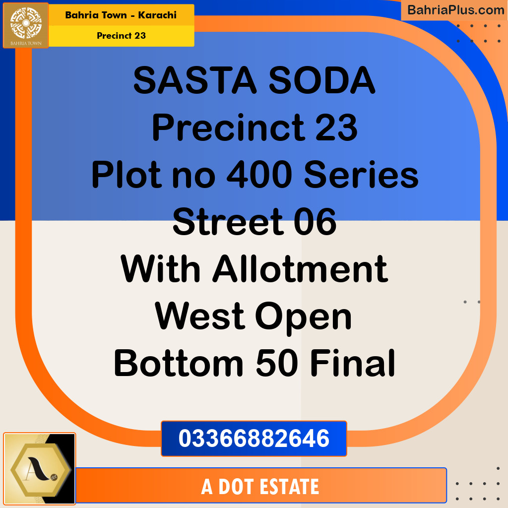 125 Sq. Yards Residential Plot for Sale in Precinct 23 -  Bahria Town, Karachi - (BP-203162)