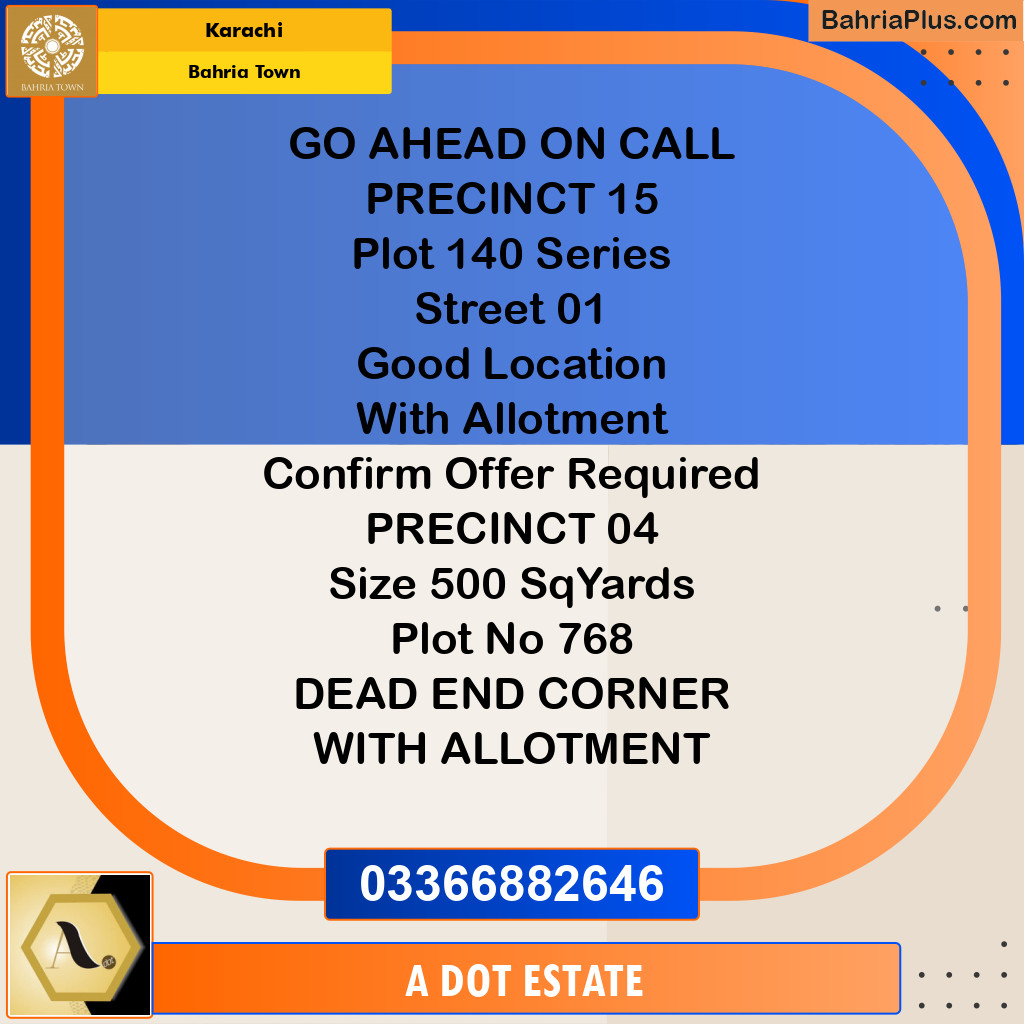 125 Sq. Yards Residential Plot for Sale in Bahria Town, Karachi - (BP-203257)