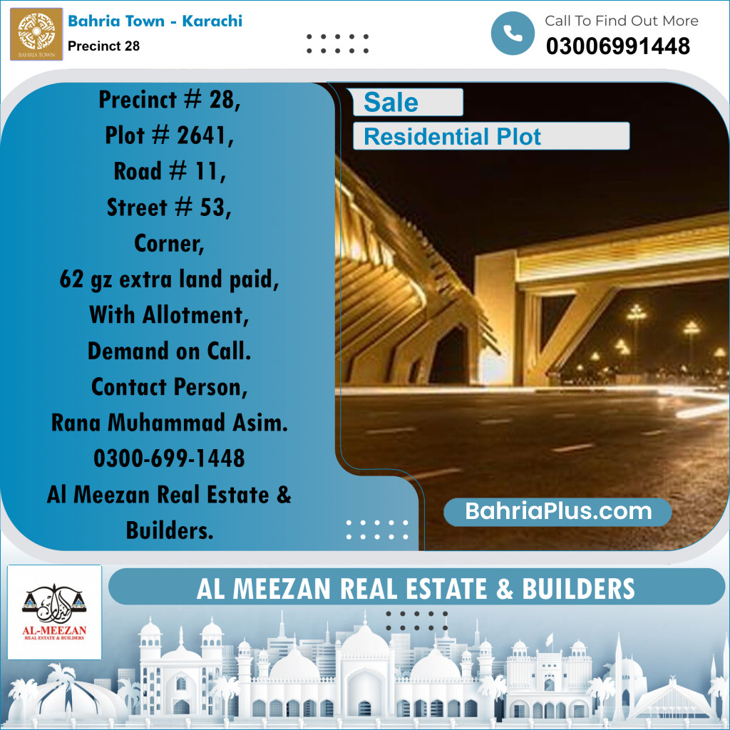 125 Sq. Yards Residential Plot for Sale in Precinct 28 -  Bahria Town, Karachi - (BP-203395)
