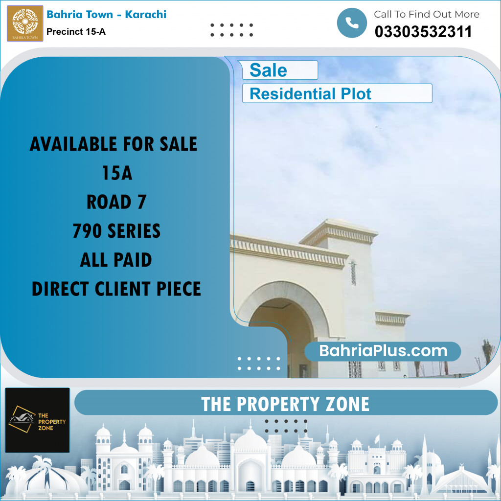 125 Sq. Yards Residential Plot for Sale in Precinct 15-A -  Bahria Town, Karachi - (BP-203398)