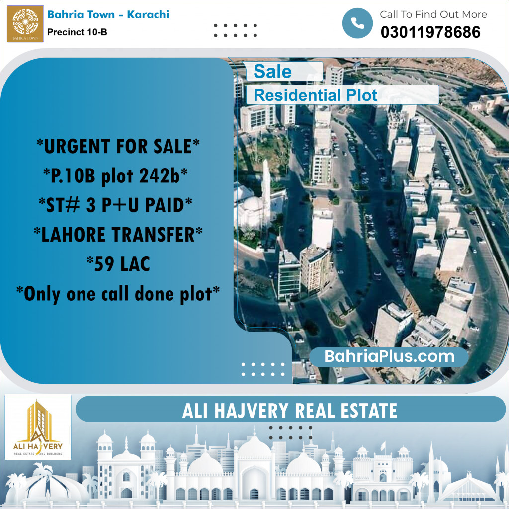 5 Marla Residential Plot for Sale in Precinct 10-B -  Bahria Town, Karachi - (BP-203453)