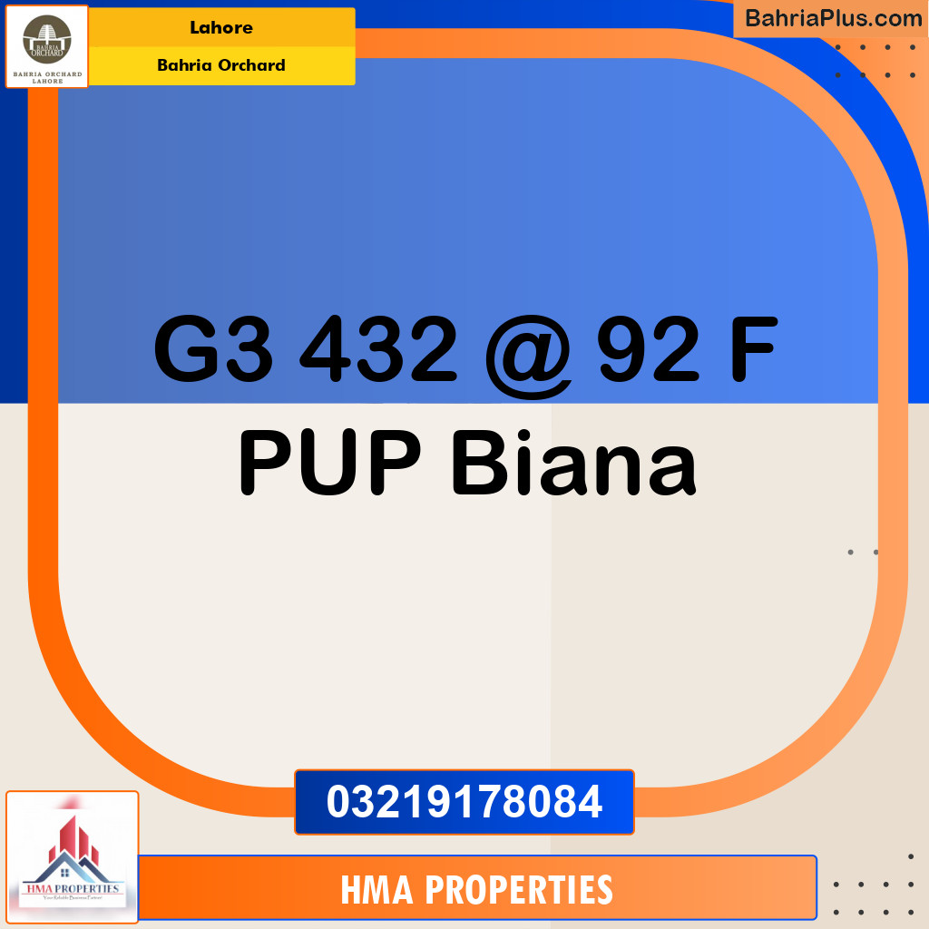 10 Marla Residential Plot for Sale in Bahria Orchard, Lahore - (BP-203460)