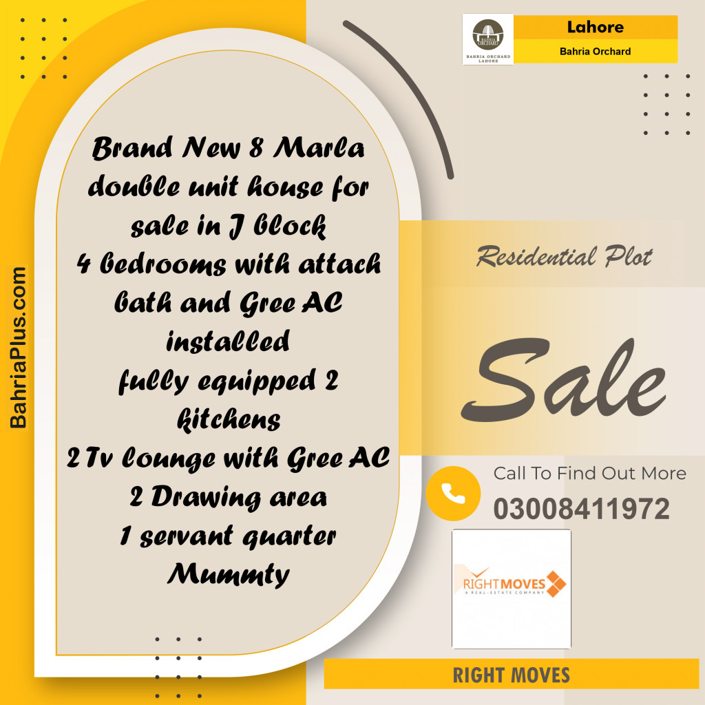 Residential Plot for Sale in Bahria Orchard, Lahore - (BP-203579)