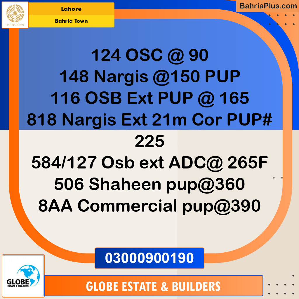 Residential Plot for Sale in Bahria Town, Lahore - (BP-203770)