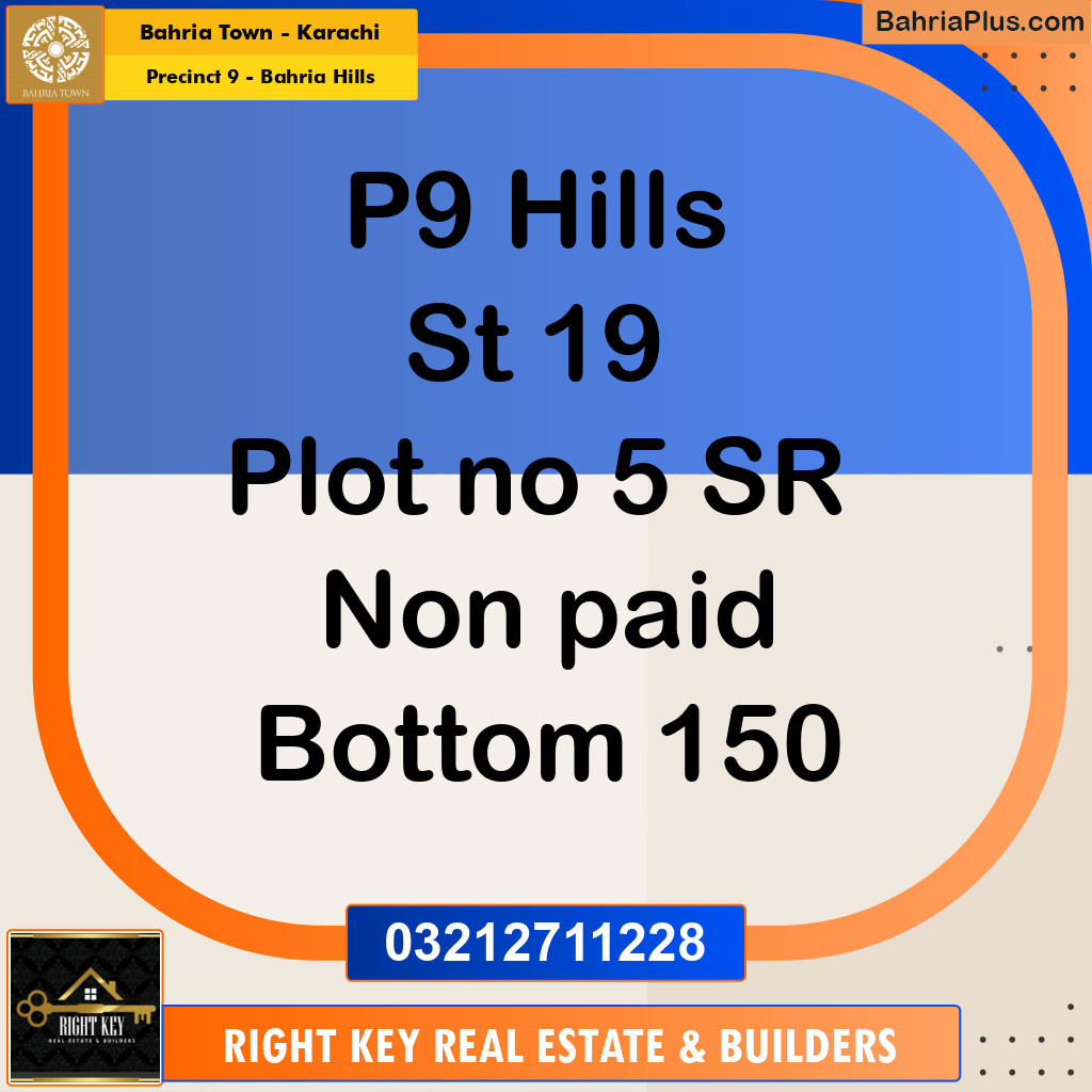 500 Sq. Yards Residential Plot for Sale in Precinct 9 - Bahria Hills -  Bahria Town, Karachi - (BP-204189)