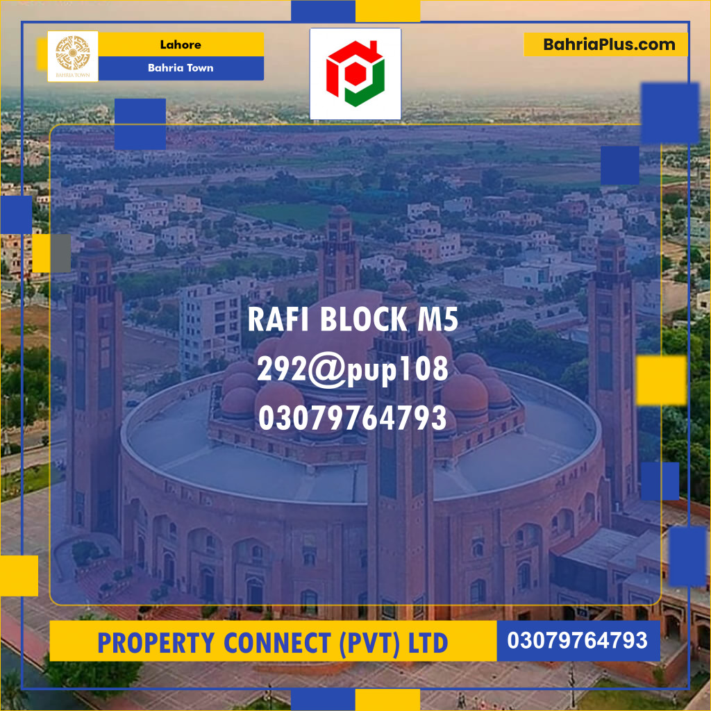 Residential Plot for Sale in Bahria Town, Lahore - (BP-204394)