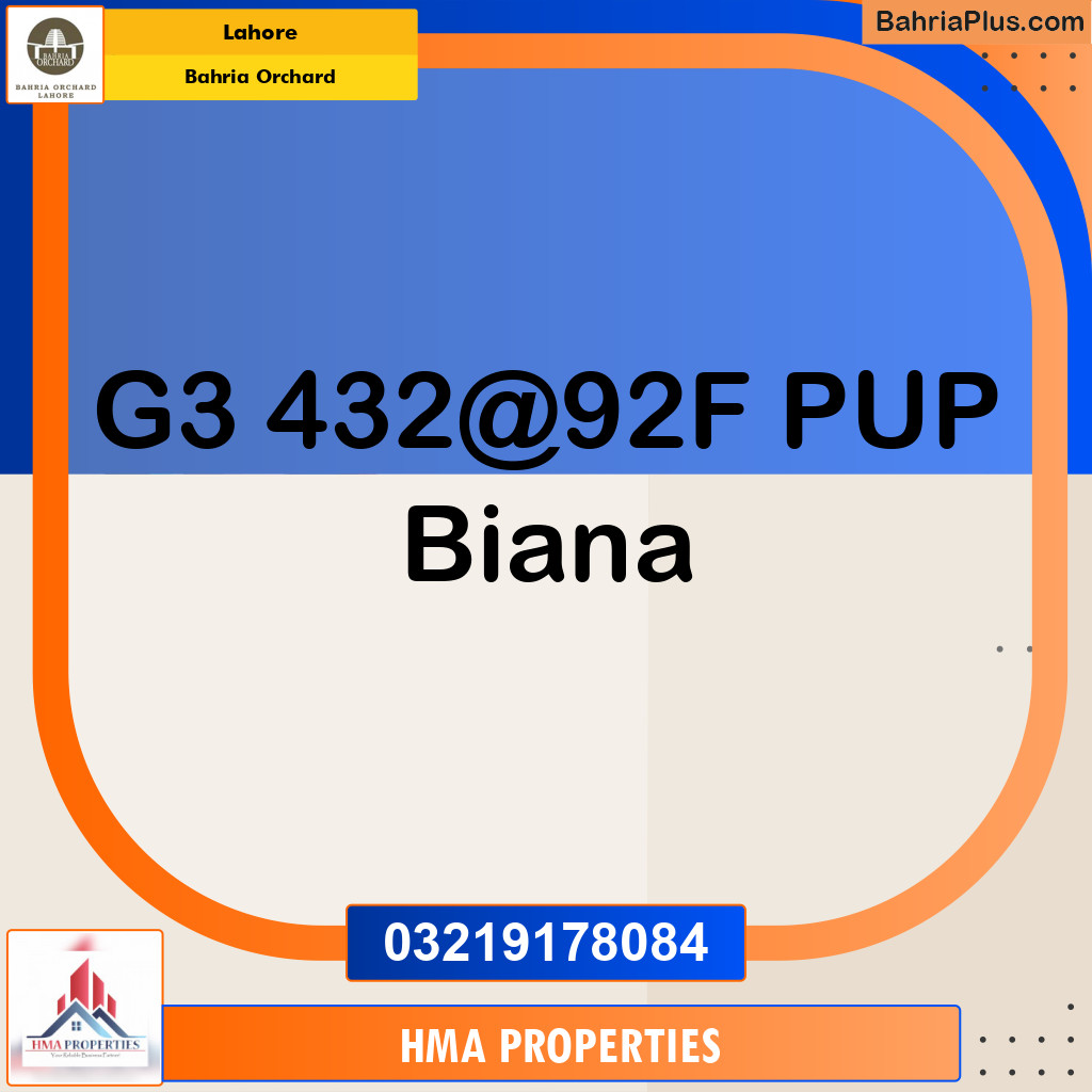 10 Marla Residential Plot for Sale in Bahria Orchard, Lahore - (BP-204421)