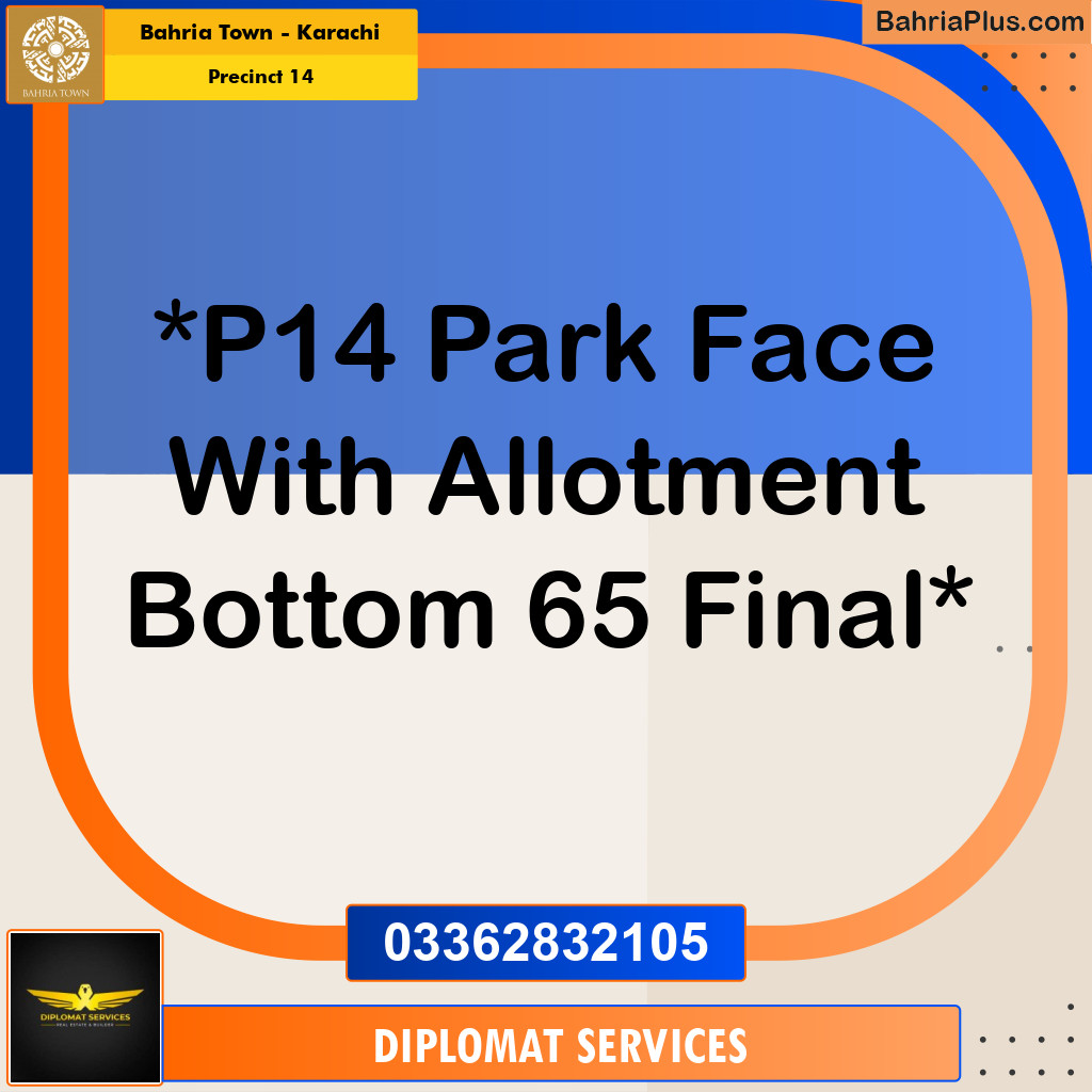 125 Sq. Yards Residential Plot for Sale in Precinct 14 -  Bahria Town, Karachi - (BP-204459)