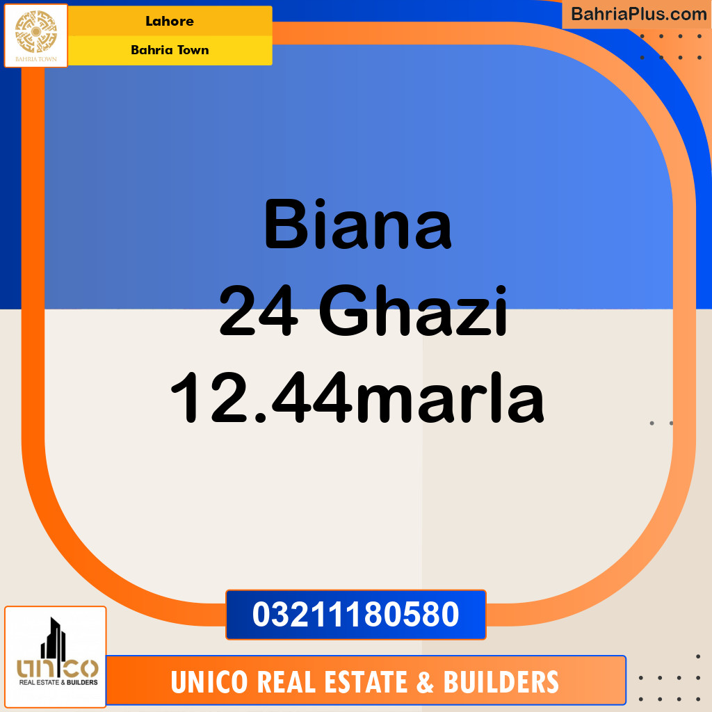 Residential Plot for Sale in Bahria Town, Lahore - (BP-204551)