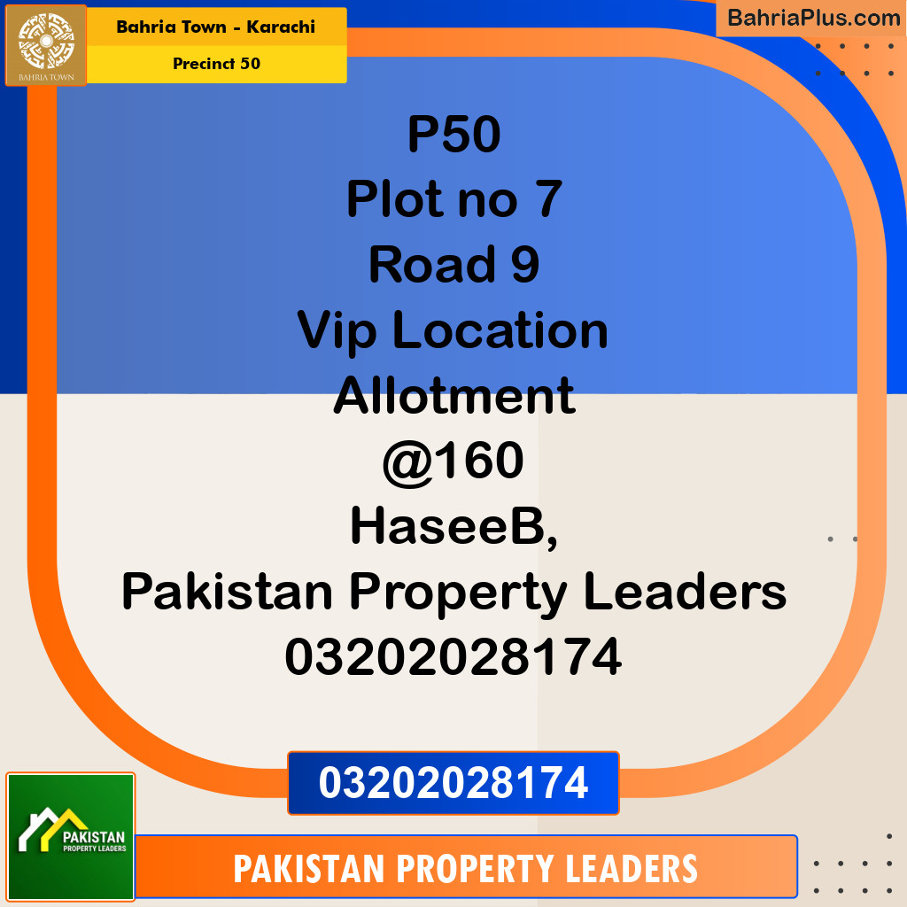500 Sq. Yards Residential Plot for Sale in Precinct 50 -  Bahria Town, Karachi - (BP-204930)