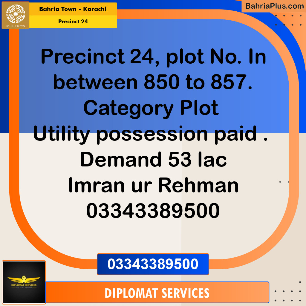 125 Sq. Yards Residential Plot for Sale in Precinct 24 -  Bahria Town, Karachi - (BP-204947)