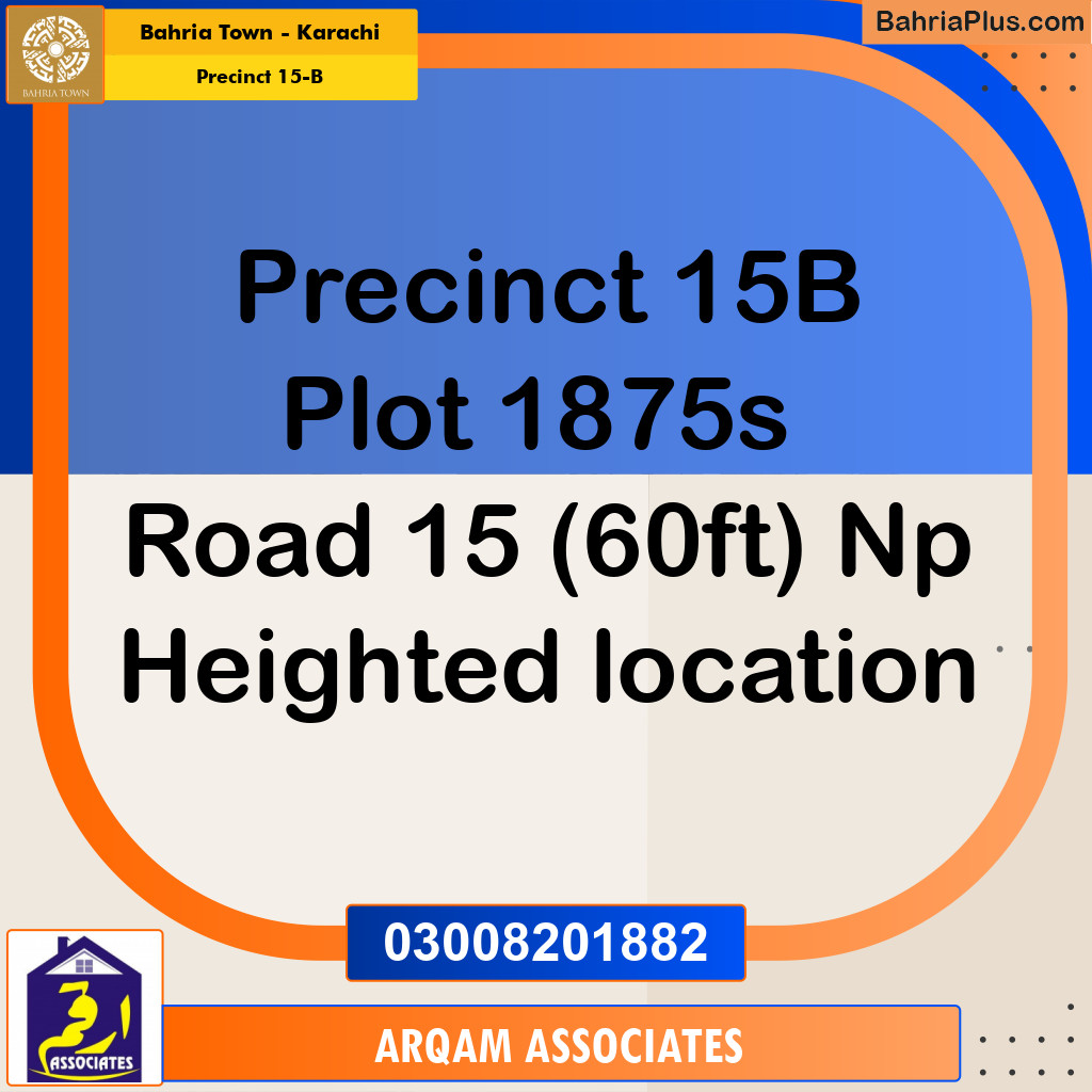 125 Sq. Yards Residential Plot for Sale in Precinct 15-B -  Bahria Town, Karachi - (BP-204991)