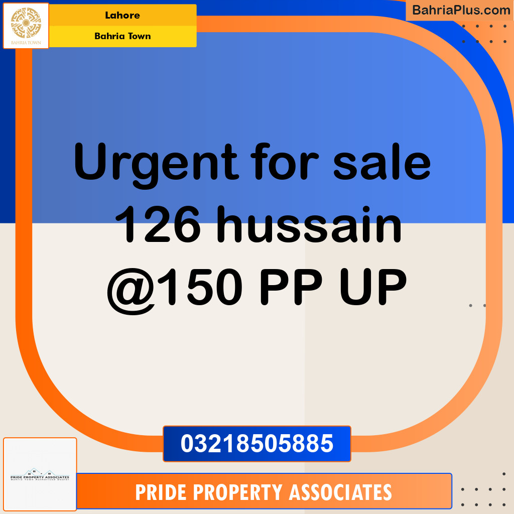 Residential Plot for Sale in Bahria Town, Lahore - (BP-205021)