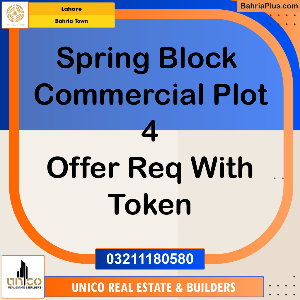 Residential Plot for Sale in Bahria Town, Lahore - (BP-205036)