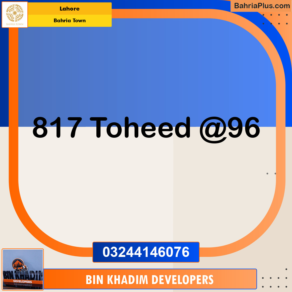 Residential Plot for Sale in Bahria Town, Lahore - (BP-205091)