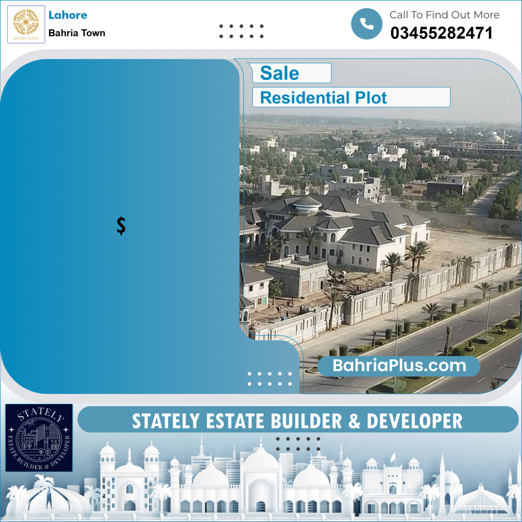 Residential Plot for Sale in Bahria Town, Lahore - (BP-205167)