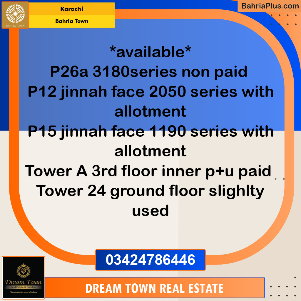 Residential Plot for Sale in Bahria Town, Karachi - (BP-205189)