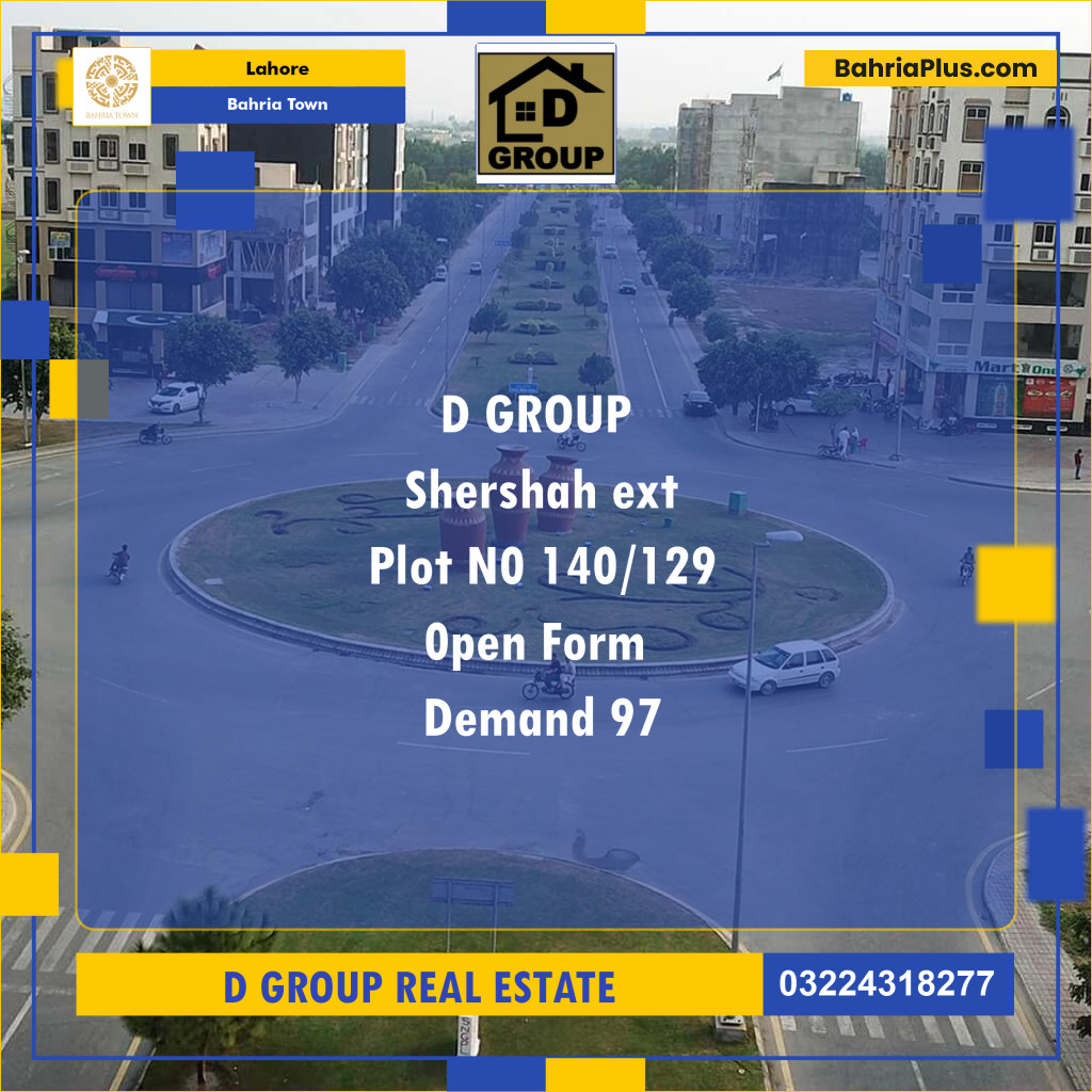 Residential Plot for Sale in Bahria Town, Lahore - (BP-205282)