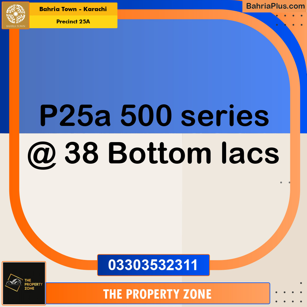 125 Sq. Yards Residential Plot for Sale in Precinct 25A -  Bahria Town, Karachi - (BP-205938)