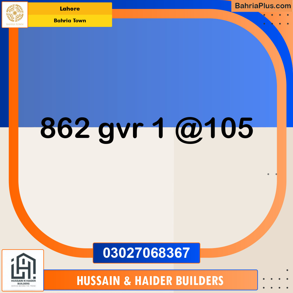 Residential Plot for Sale in Bahria Town, Lahore - (BP-206069)