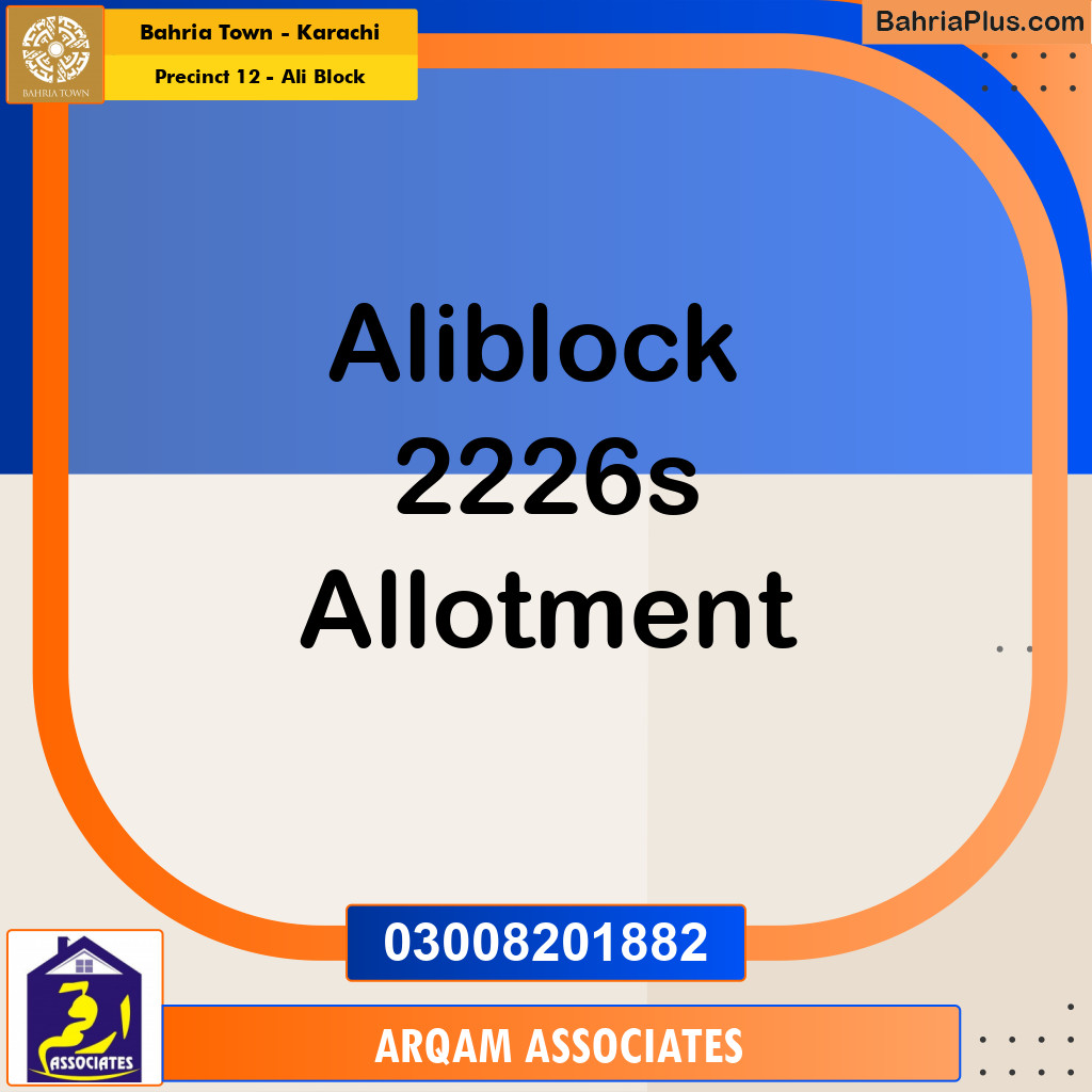 125 Sq. Yards Residential Plot for Sale in Precinct 12 - Ali Block -  Bahria Town, Karachi - (BP-206088)