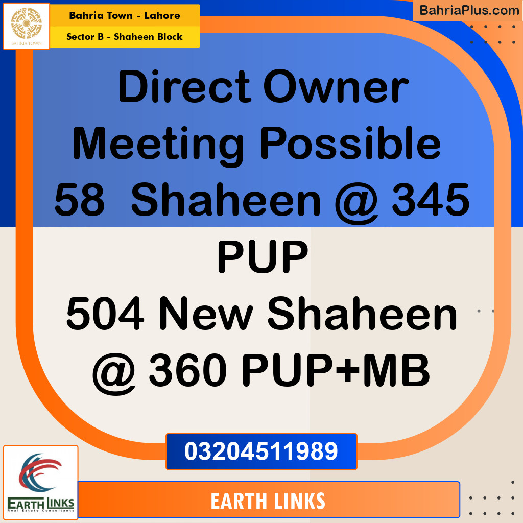 1 Kanal Residential Plot for Sale in Sector B - Shaheen Block -  Bahria Town, Lahore - (BP-206131)