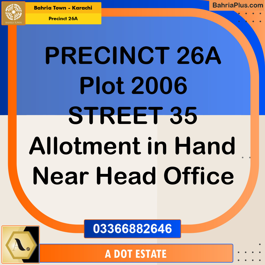 125 Sq. Yards Residential Plot for Sale in Precinct 26A -  Bahria Town, Karachi - (BP-206144)