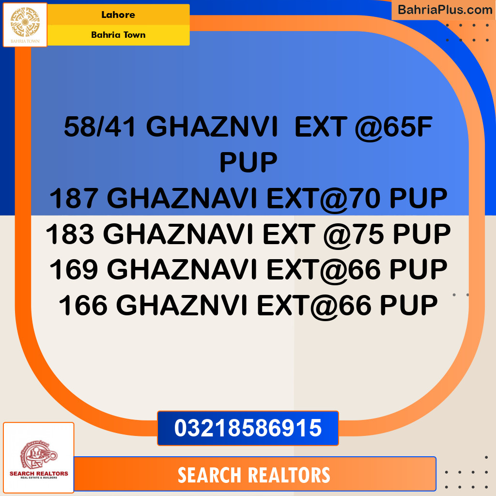 Residential Plot for Sale in Bahria Town, Lahore - (BP-206392)