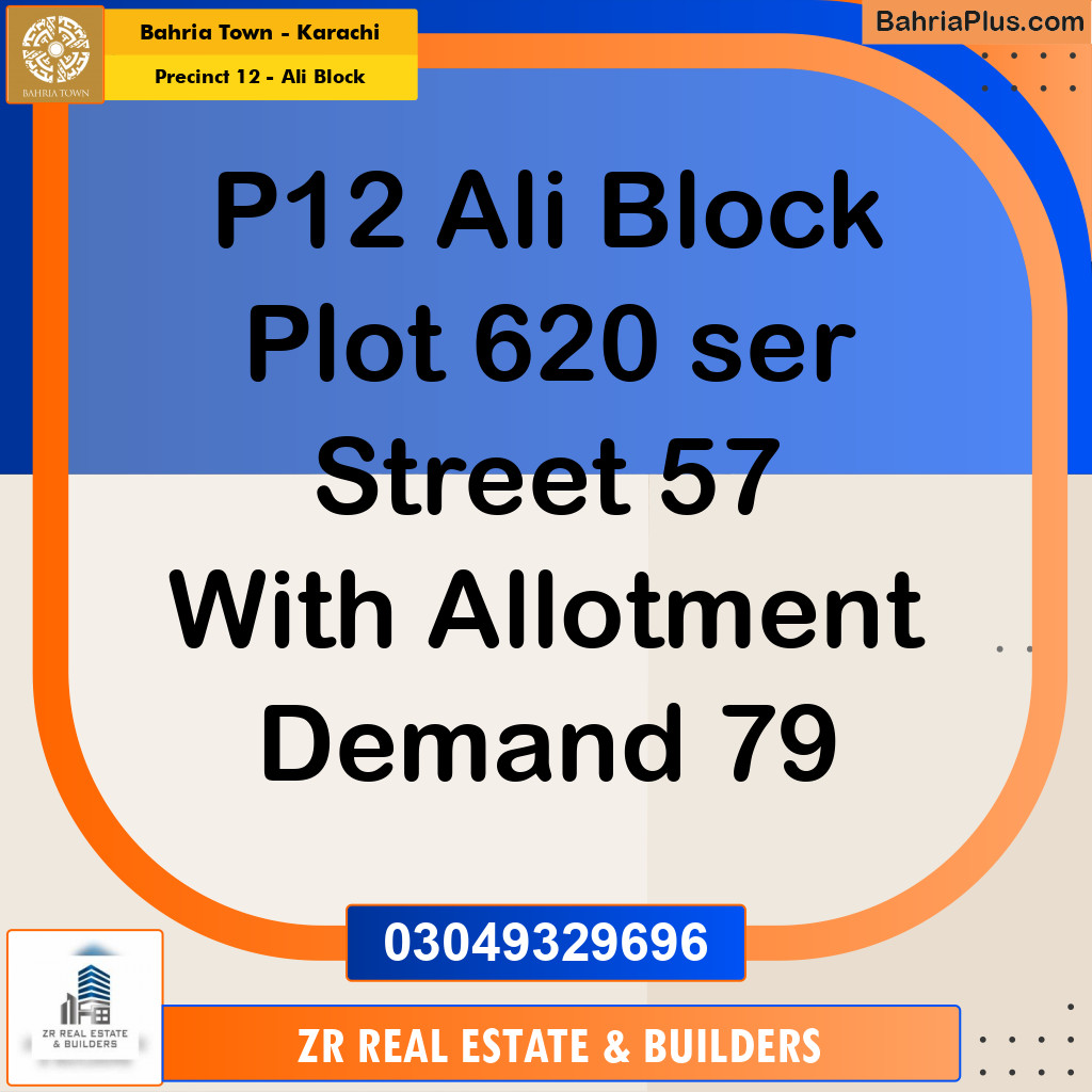 125 Sq. Yards Residential Plot for Sale in Precinct 12 - Ali Block - Bahria Town, Karachi - (BP-206479)